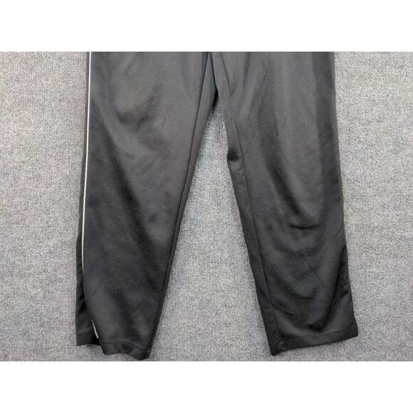 Nike Athletic Pants Size M Black 100% Polyester White Stripe - Picture 4 of 10